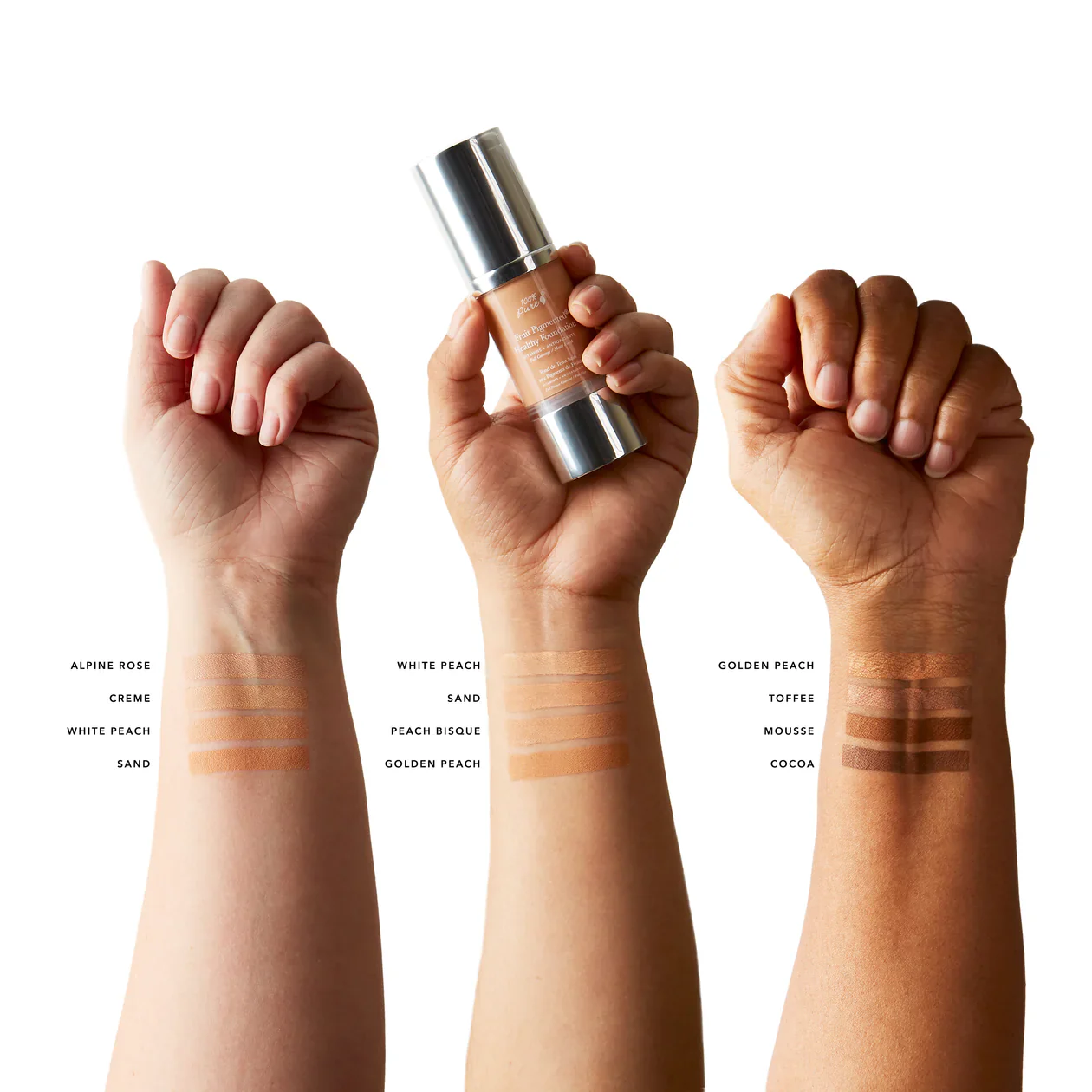 100% Pure - Fruit Pigmented Full Coverage Healthy Foundation - Image 4