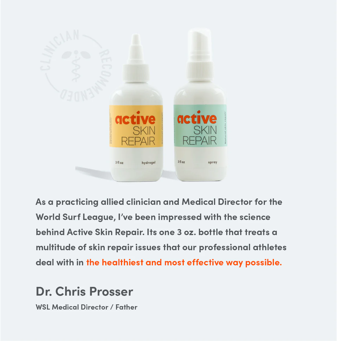 Active Skin Repair Spray and Hydrogel Bundle - Image 4