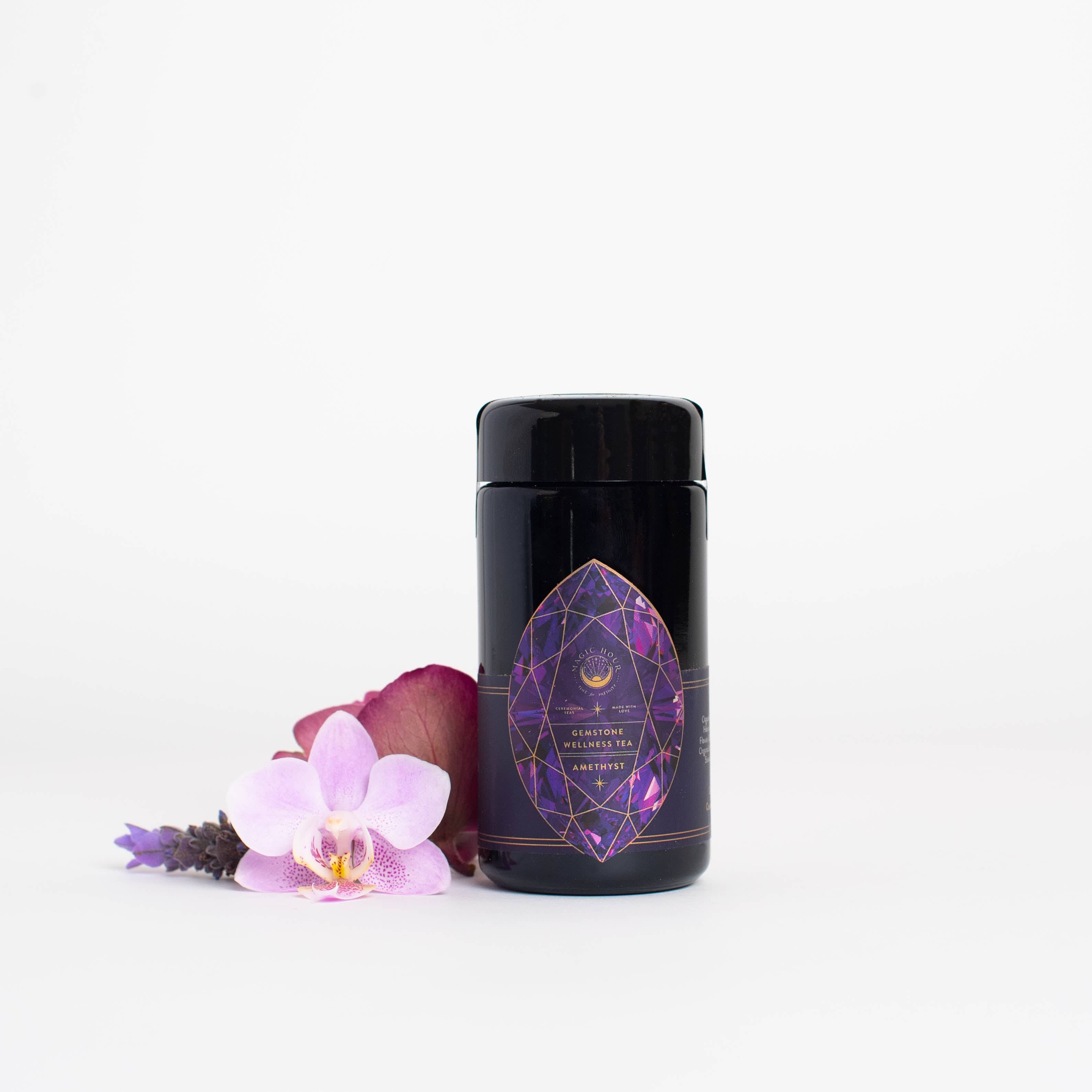 Magic Hour Amethyst: Strawberry-Passionfruit Gemstone Wellness Tea - Image 7