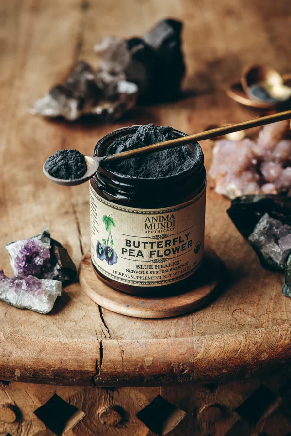 Anima Mundi BUTTERFLY PEA FLOWER Powder Organic Blue Healer - Image 3