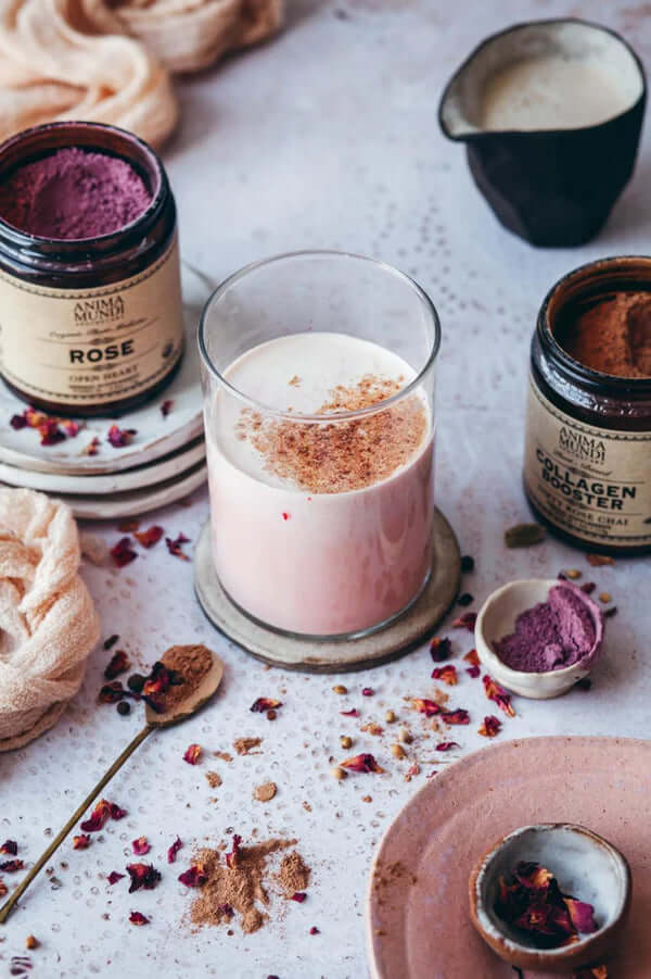 Anima Mundi COLLAGEN BOOSTER Dirty Rose Chai | Plant-Based Elixir for Youthful Glow - Image 3