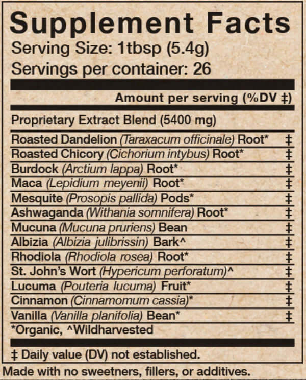 Anima Mundi HAPPINESS POWDER Herbal Coffee, Serotonin + Dopamine - Image 8