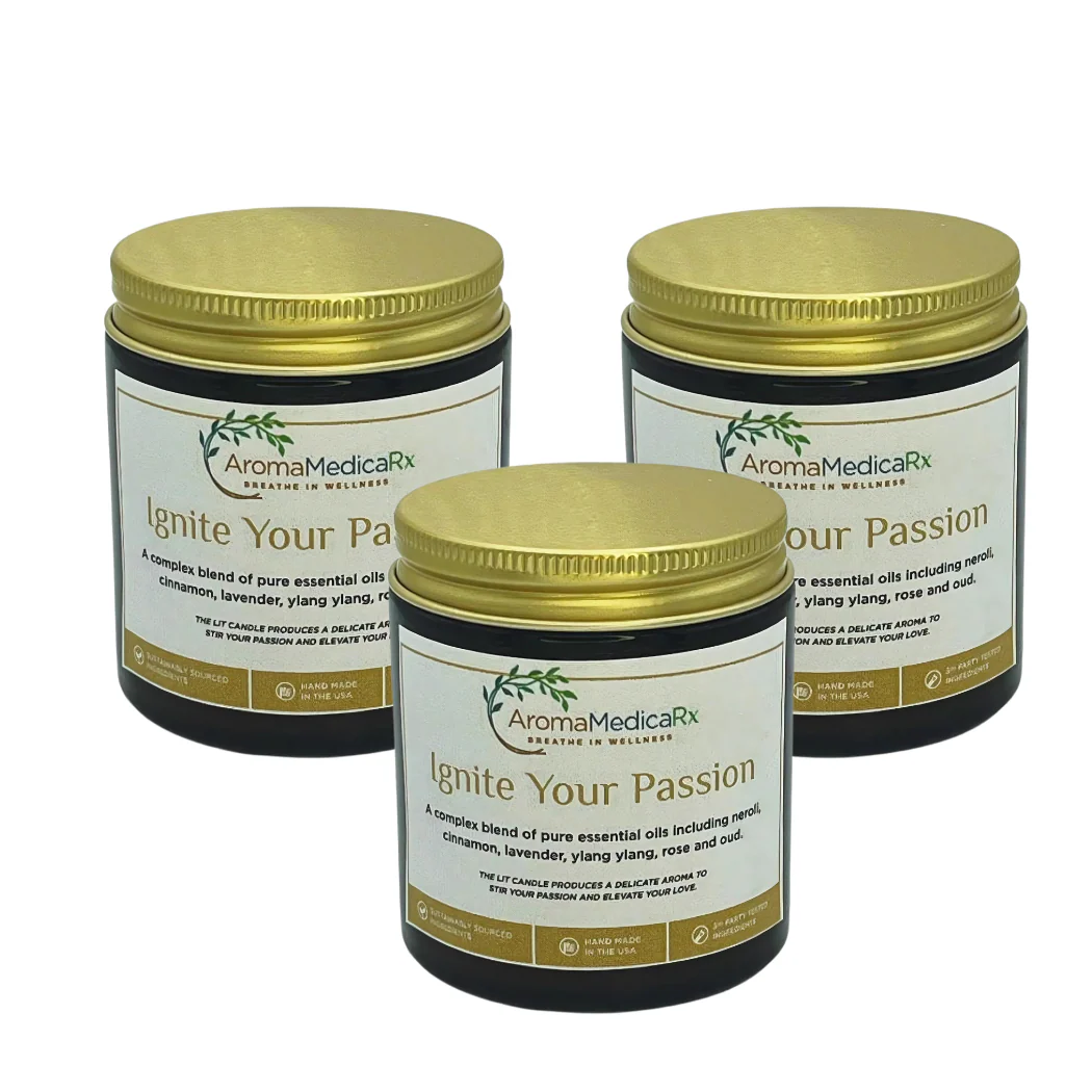 AromaMedicaRx Inspire Your Passion Medicinal Coconut Soy Candle to Inspire a Sense of Positive Wellbeing - Image 6
