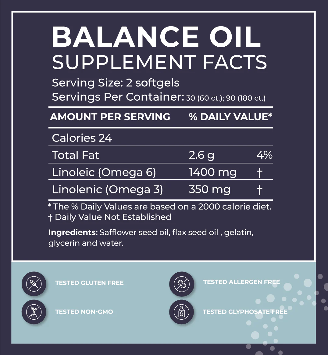 BodyBio Balance Oil (Omega 6 + 3) - Image 7