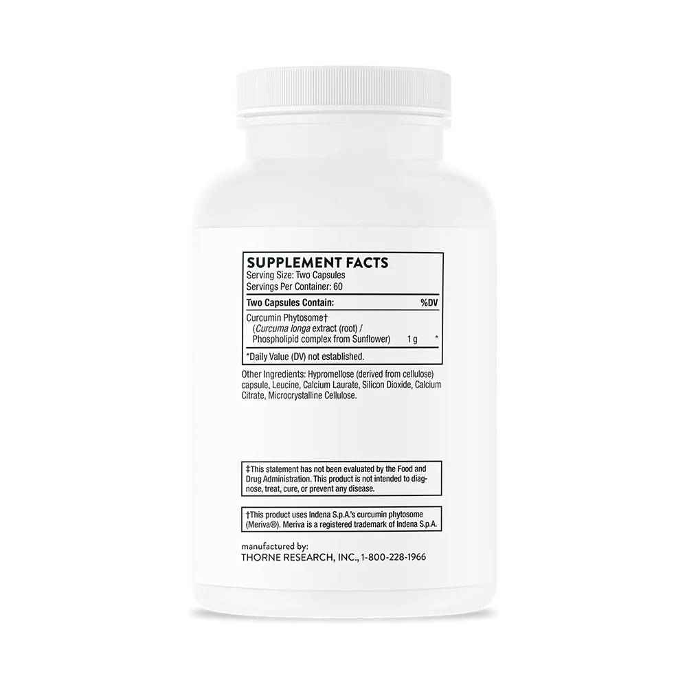 Thorne Curcumin Phytosome - NSF Certified for Sport - Image 7