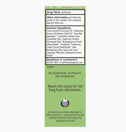 Earth Mama Organics - Baby Mineral Sunscreen Stick SPF40 - Image 4
