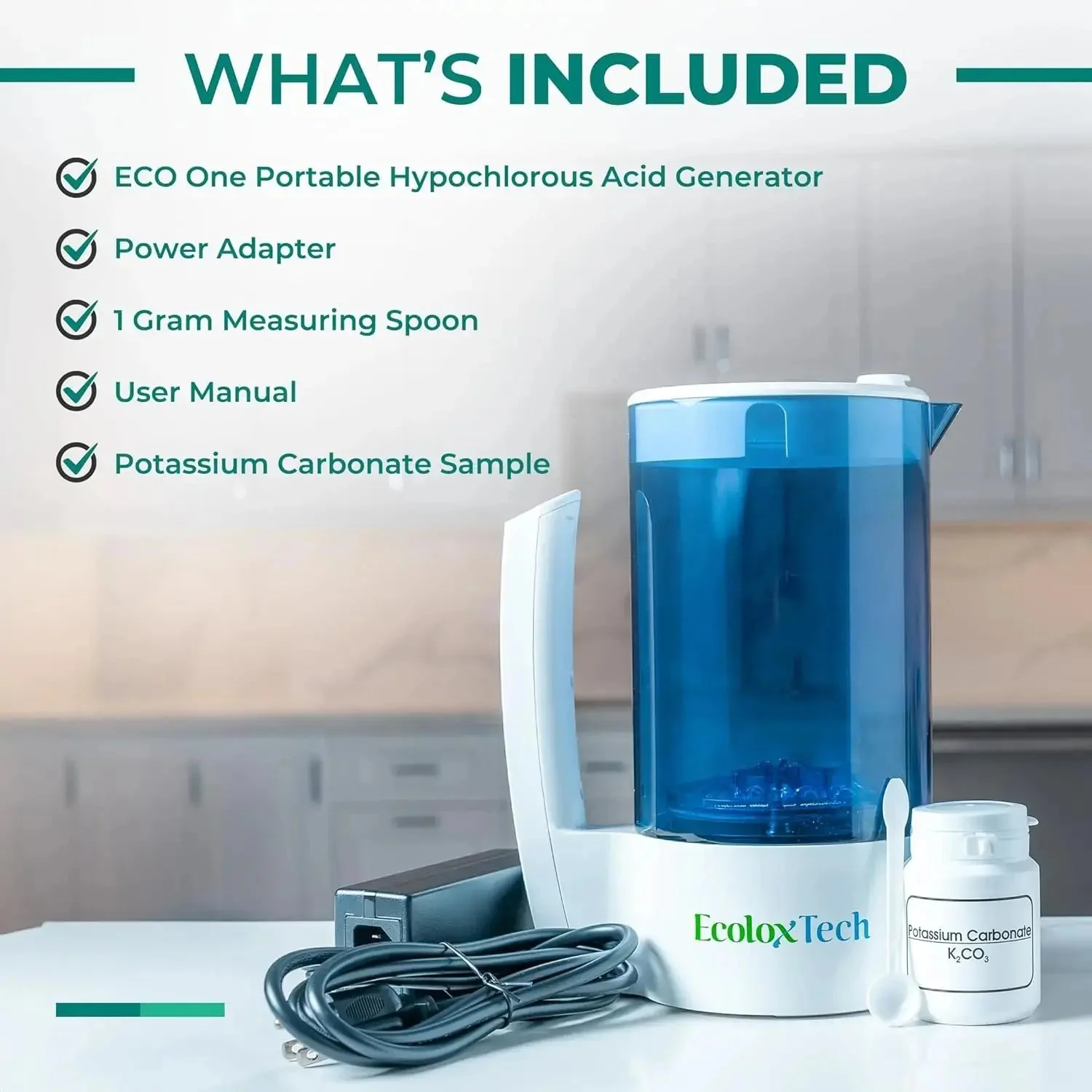 Eco One Electrolyzed Water System - Portable Hypochlorous Acid (HOCl) Generator - Image 7