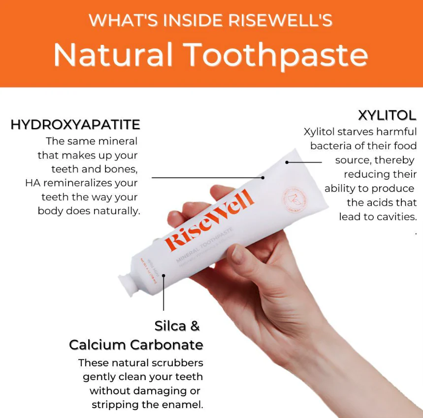 Family Wellness Duo: RiseWell Mineral Toothpaste Set For Kids & Adult - Image 7