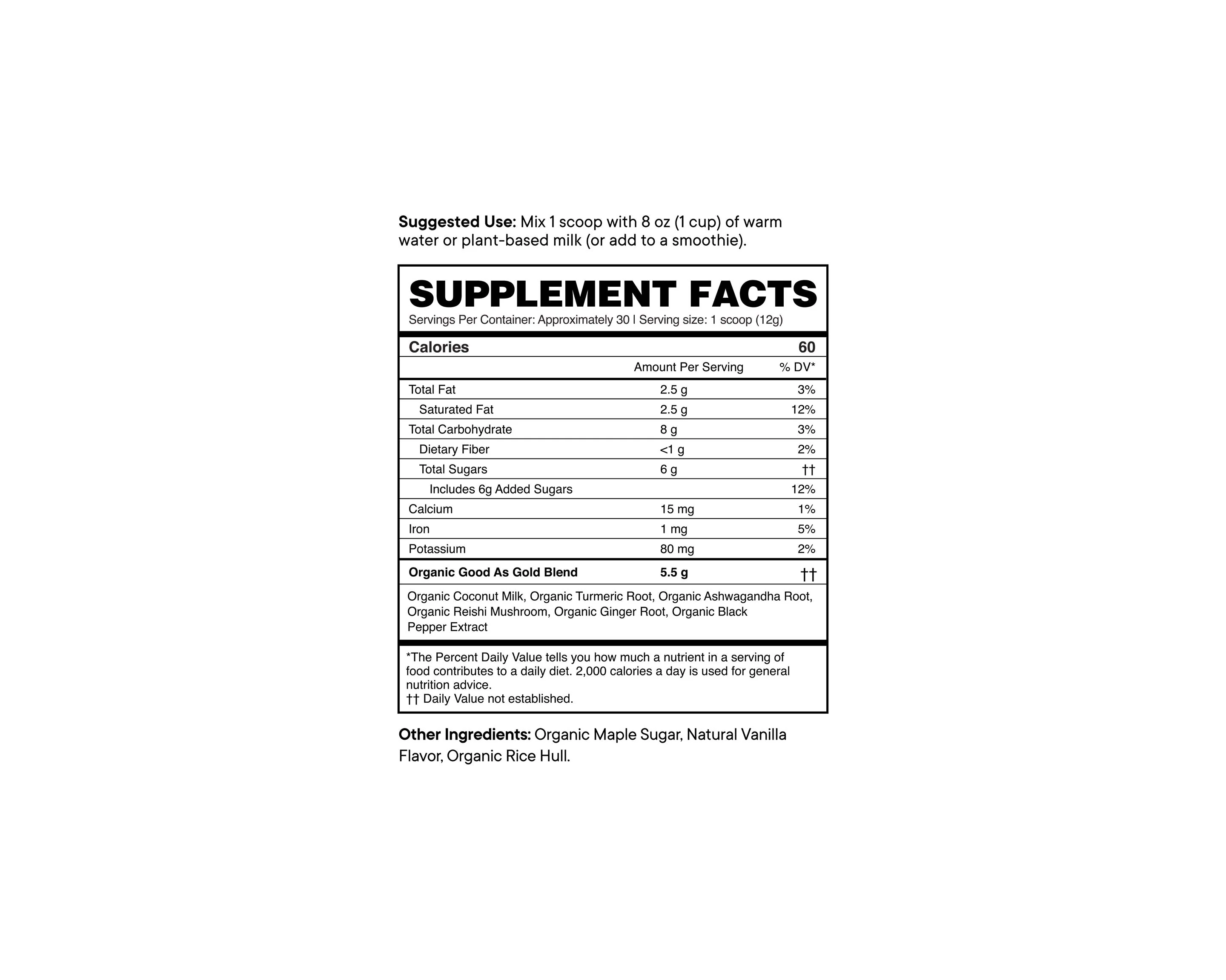 Ora Organic Good As Gold: Golden Milk Powder - Image 4