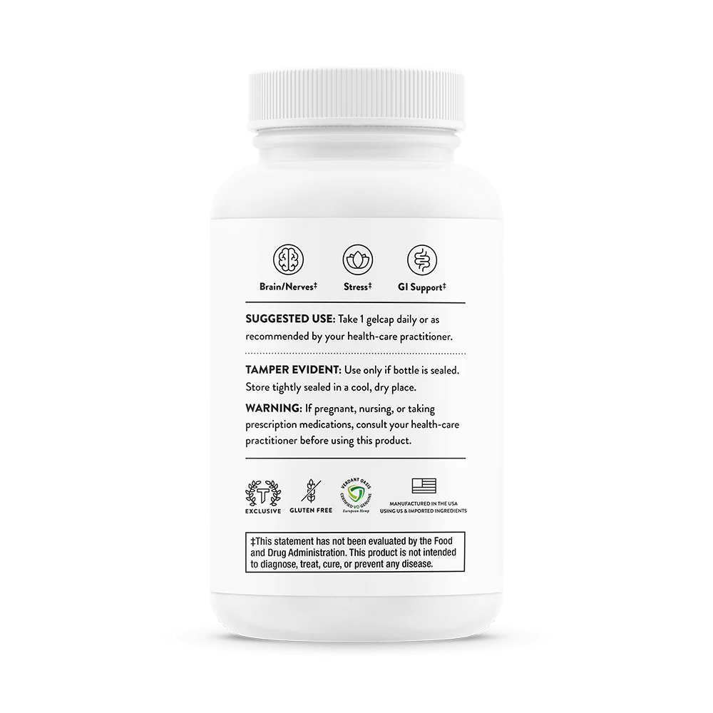 Thorne Hemp Oil + - Image 2
