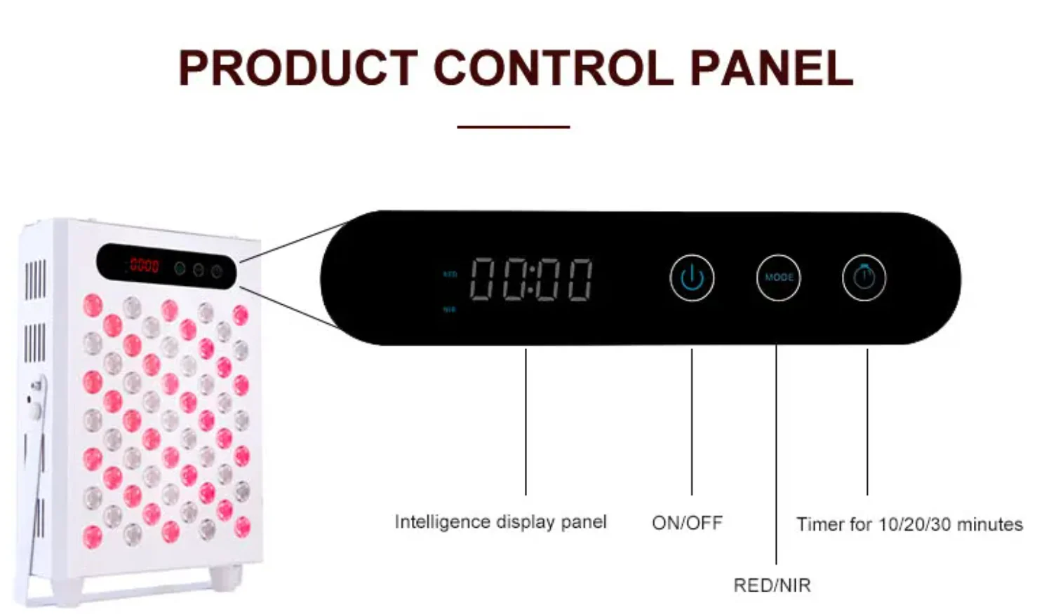 KinPro 600 High Power Red Light Therapy Box - Image 4