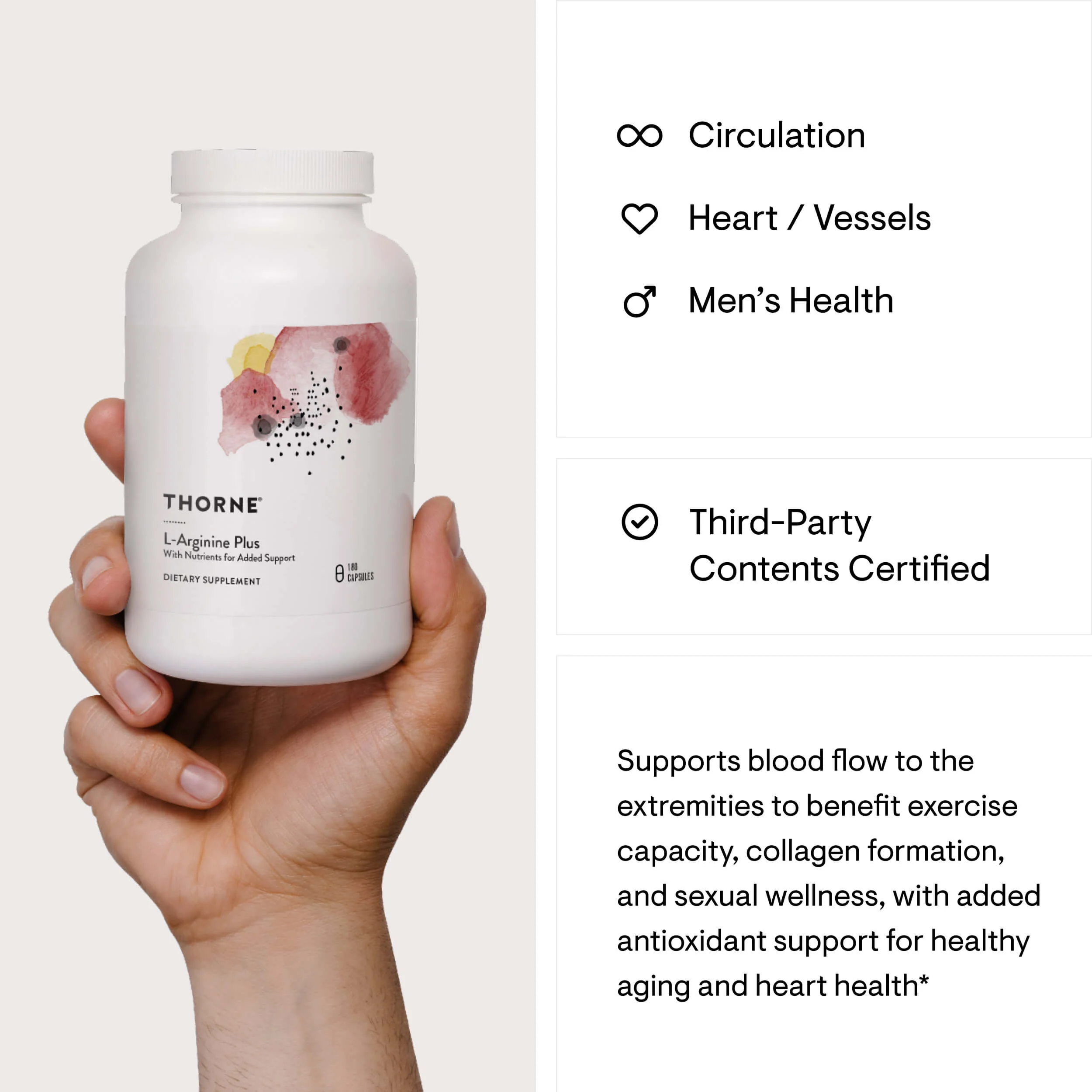 Thorne L-Arginine Plus - Image 2