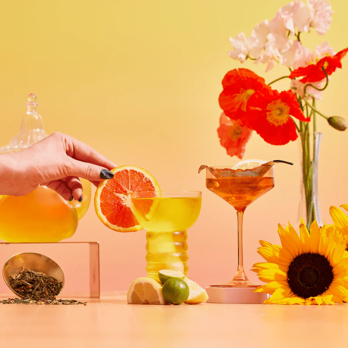 Magic Hour Lemon Lime Green Tea: Ceremonial Soda Pop Tea - Image 2