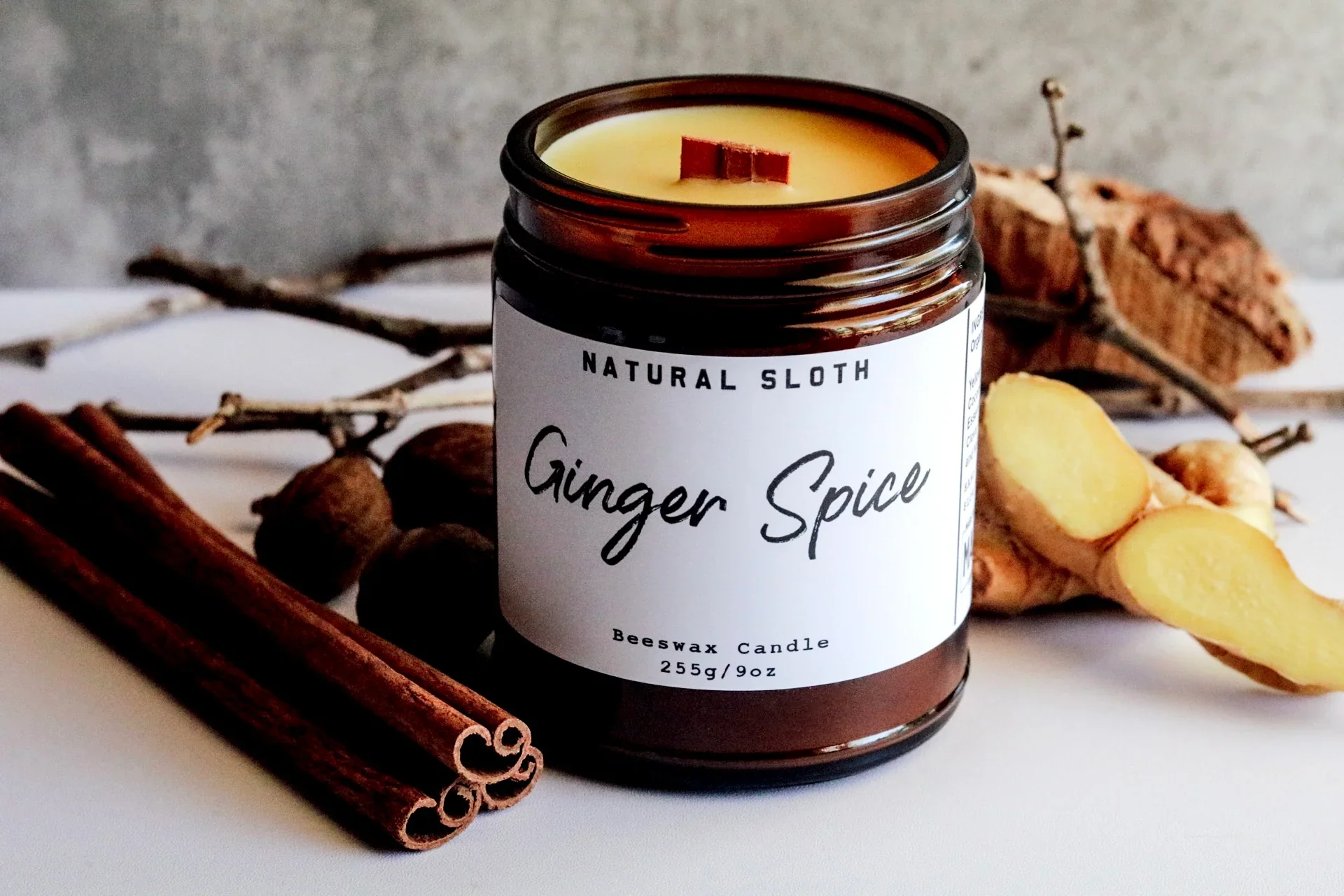 Natural Sloth Beeswax Candles - Image 15