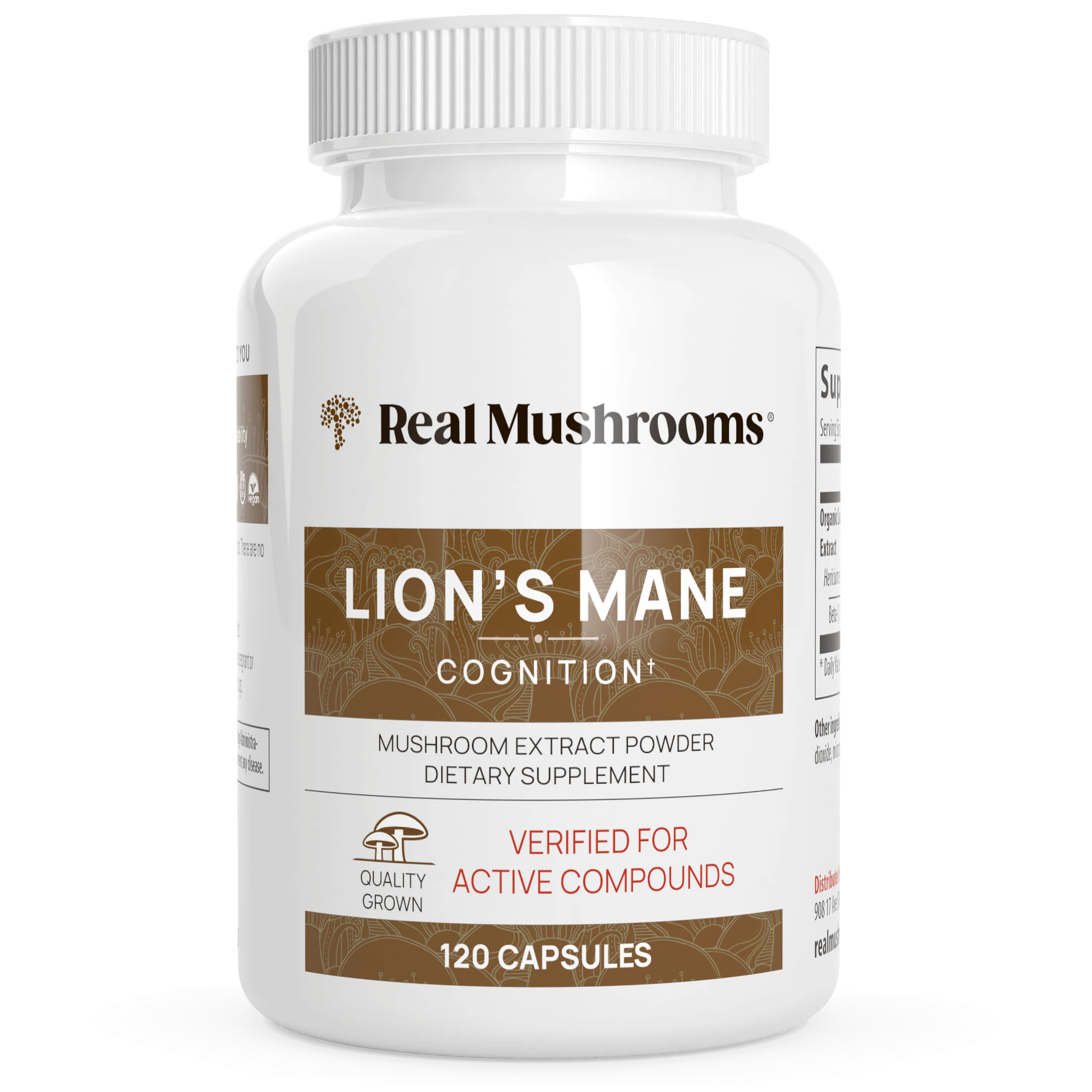REAL MUSHROOMS Organic Lions Mane Extract Capsules - Image 10