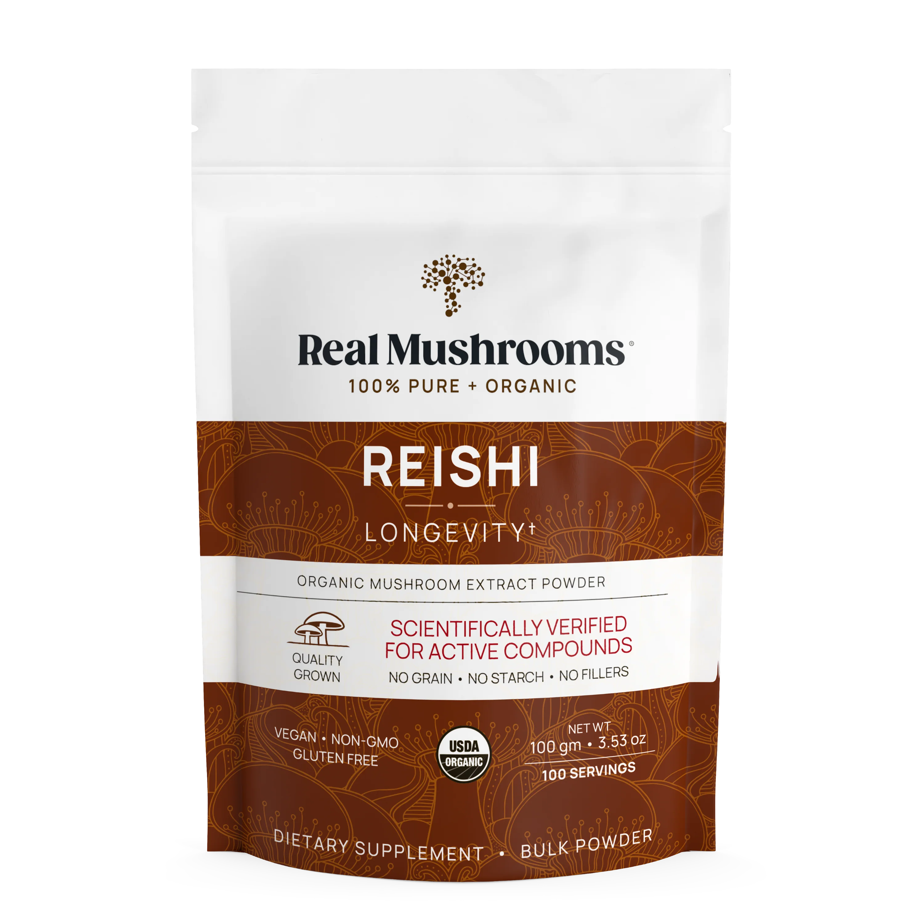 Real Mushrooms Organic Reishi Mushroom Powder – Bulk Extract - Image 12