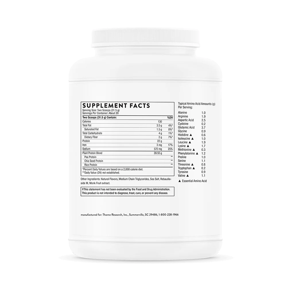 Thorne Plant Protein - Vanilla - Image 7