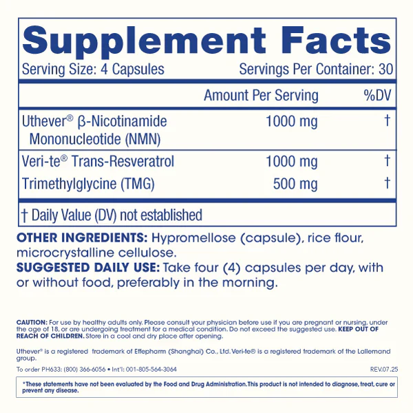 Prohealth Longevity NMN Pro™ Complete 120 Capsules - Image 2