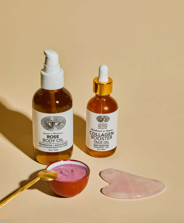 Anima Mundi ROSE BODY OIL Collagen Boosting + Moisturizing - Image 5