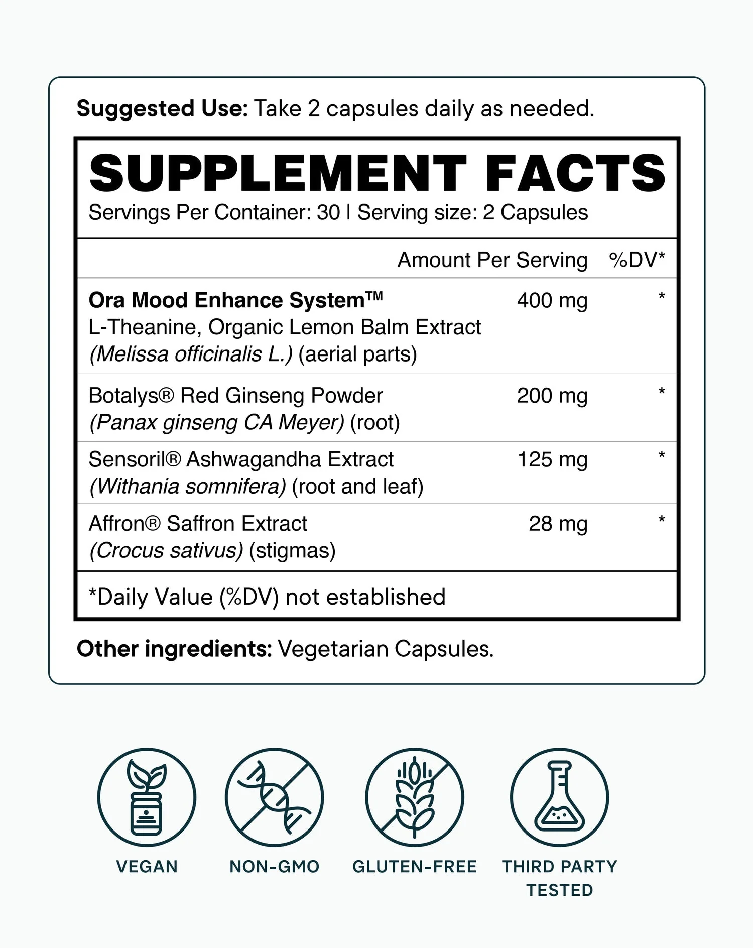 Ora Organic Stress Support - Image 2