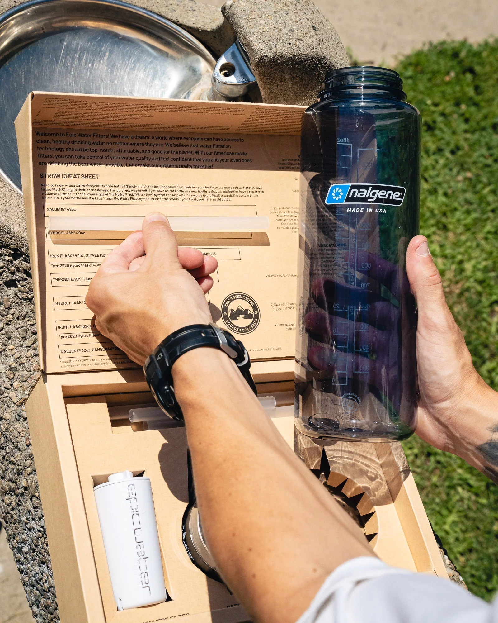 The Answer 2.0 | Compatible With Hydro Flask, Nalgene, and More! - Image 10