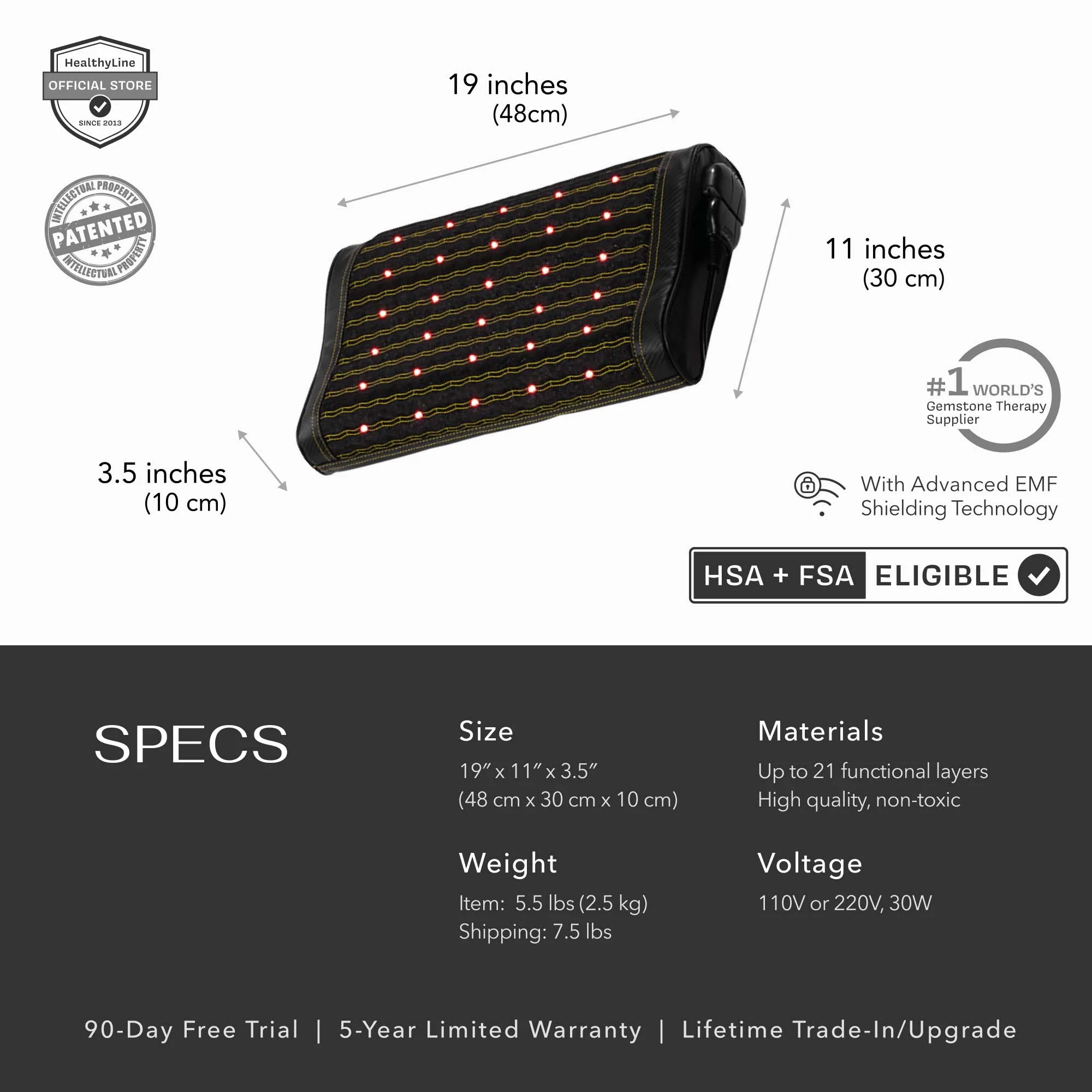 HealthyLine Jet Series | PEMF Infrared Heating Mats - Image 15