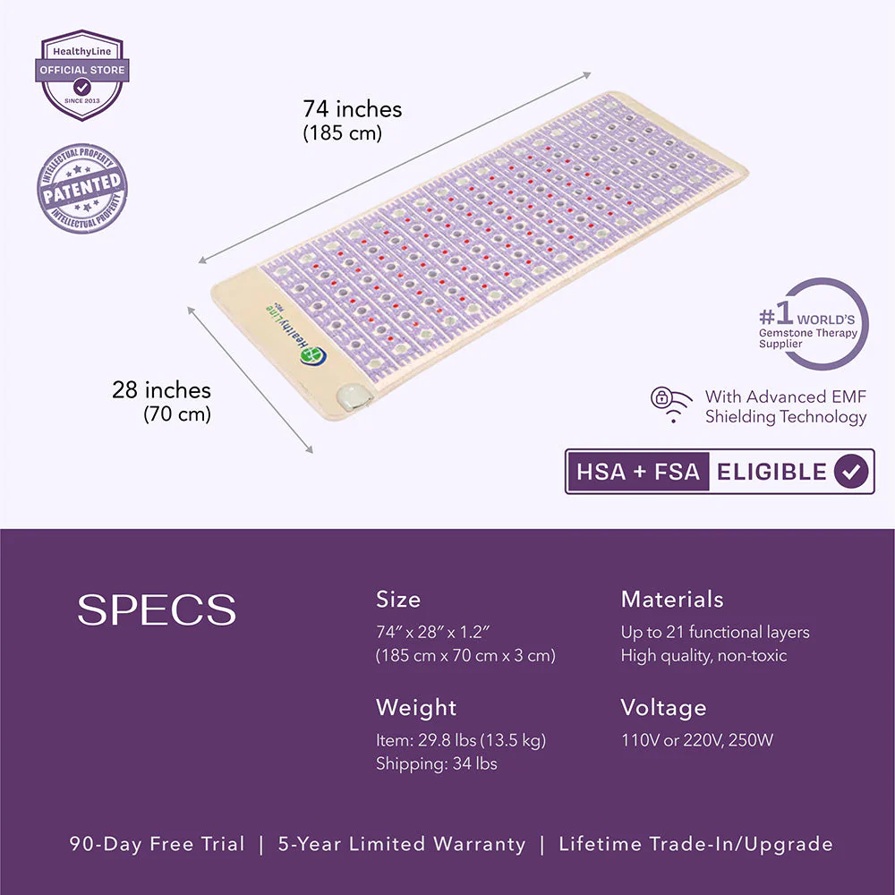 HealthyLine TAJ Series | Best Selling PEMF Infrared Heating Mats - Image 19