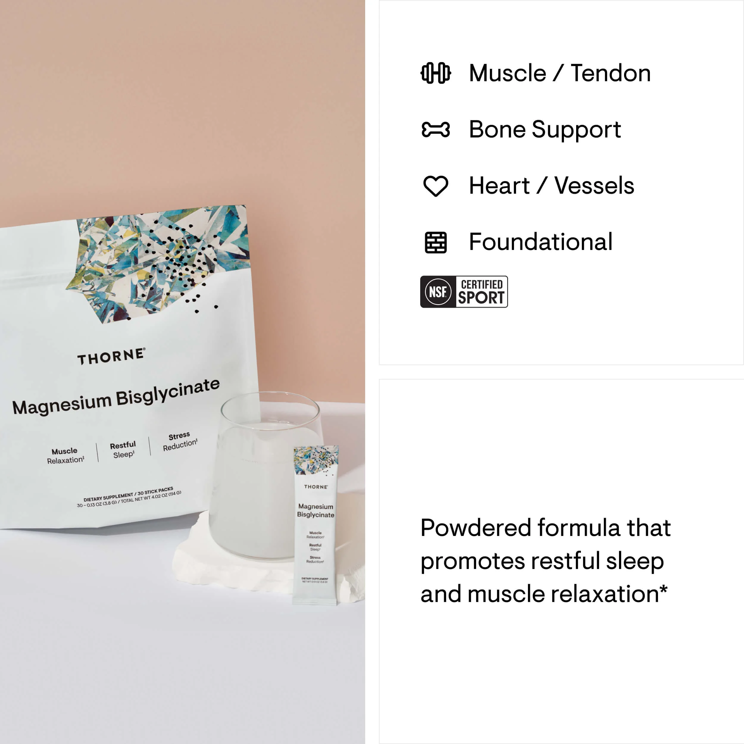 Thorne Magnesium Bisglycinate - Travel Packs - Image 3