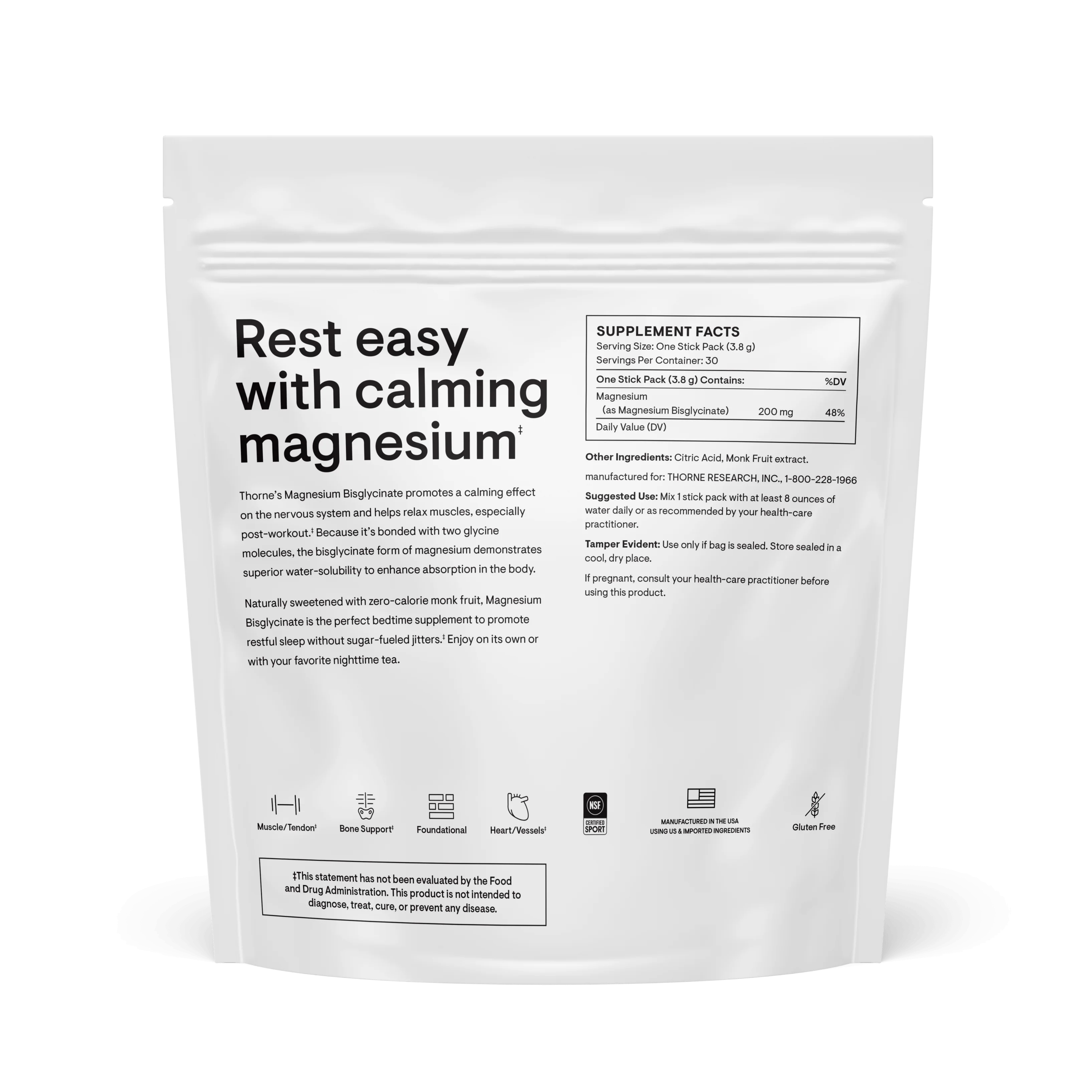 Thorne Magnesium Bisglycinate - Travel Packs - Image 8