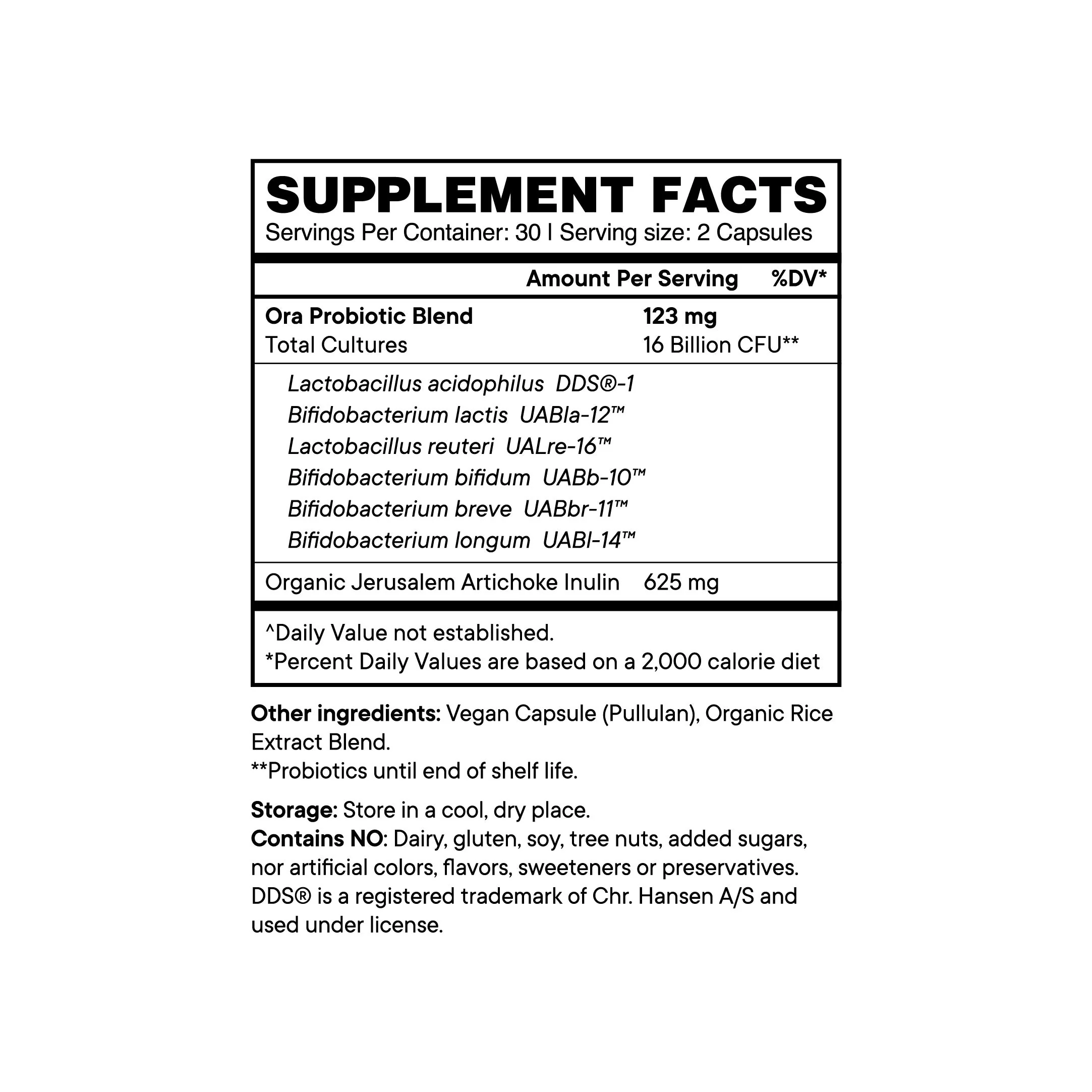 Ora Organic Trust Your Gut: Probiotic & Prebiotic Capsules - Image 4