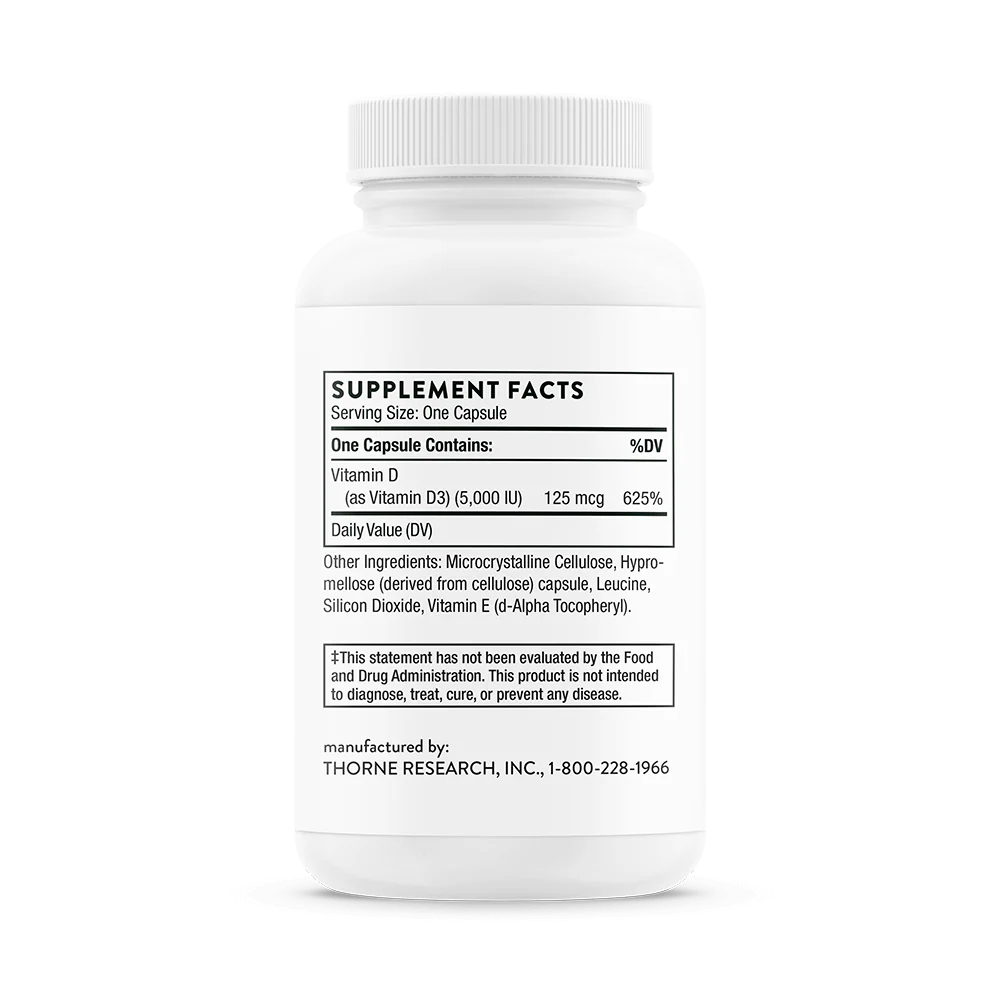 Vitamin D-5,000 - NSF Certified for Sport - 60 Servings - Image 8